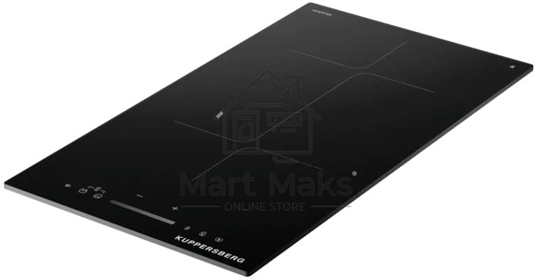 Индукционная варочная панель Kuppersberg ICI 316, 30 см, индукция, High-Tech, inverter, прямой край, 9 уровней мощности, бустер, Stop and Go, Flexi-zone, автоматическое отключение, таймер, индикатор остаточного тепла, сенсорное/слайдерное управление, черн