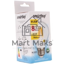 Лампа светодиодная Filament Smartbuy-A60-8W/3000/E27