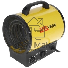 Тепловая пушка электрическая RedVerg RD-EHR5A/380 5000Вт желтый/черный