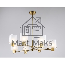 Люстра Ambrella light LH57033/8 BS/SM латунь/дымчатый E14/8 max 40W D830*710