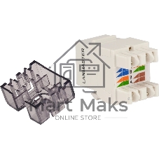 Модуль Hyperline LAN-OK45U6/180N-WH информ. KeystoneRJ45 кат.6 UTP белый