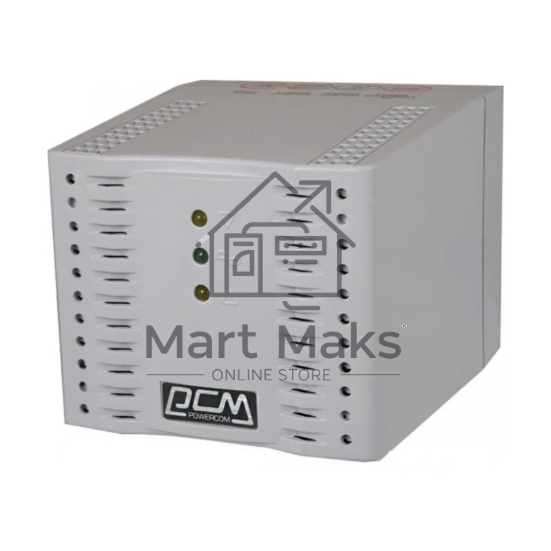 Стабилизатор напряжения Powercom TCA-3000 1500Вт 3000ВА белый