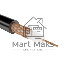 Кабель коаксиальный Rexant РК 75-4-11, бухта 200 м, черный Кабель коаксиальный Rexant РК 75-4-11, бухта 200 м, черный