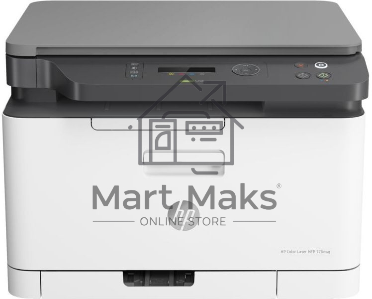 МФУ лазерное HP Color 178nw (4ZB96A), A4, цветной, печ. до 18 стр/мин. (ч/б) до 4 стр/мин. (цвет), 600 x 600 dpi, USB, RJ-45, Wi-Fi, Air Print, Mopria