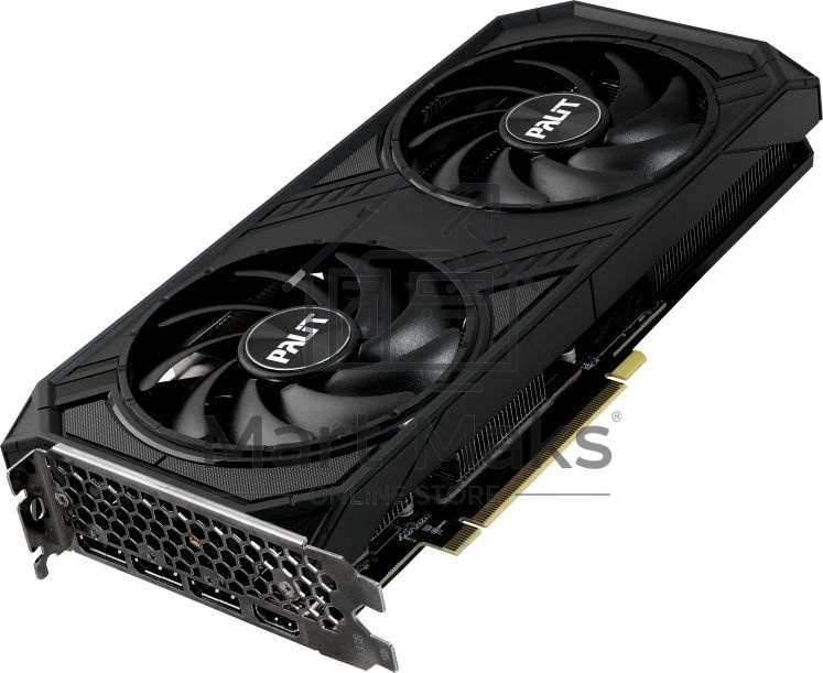Видеокарта Palit PA-RTX4070 DUAL 12GB PCIE16 12288Mb 192 GDDR6X 1920/21000 HDMIx1 DPx3 HDCP Ret