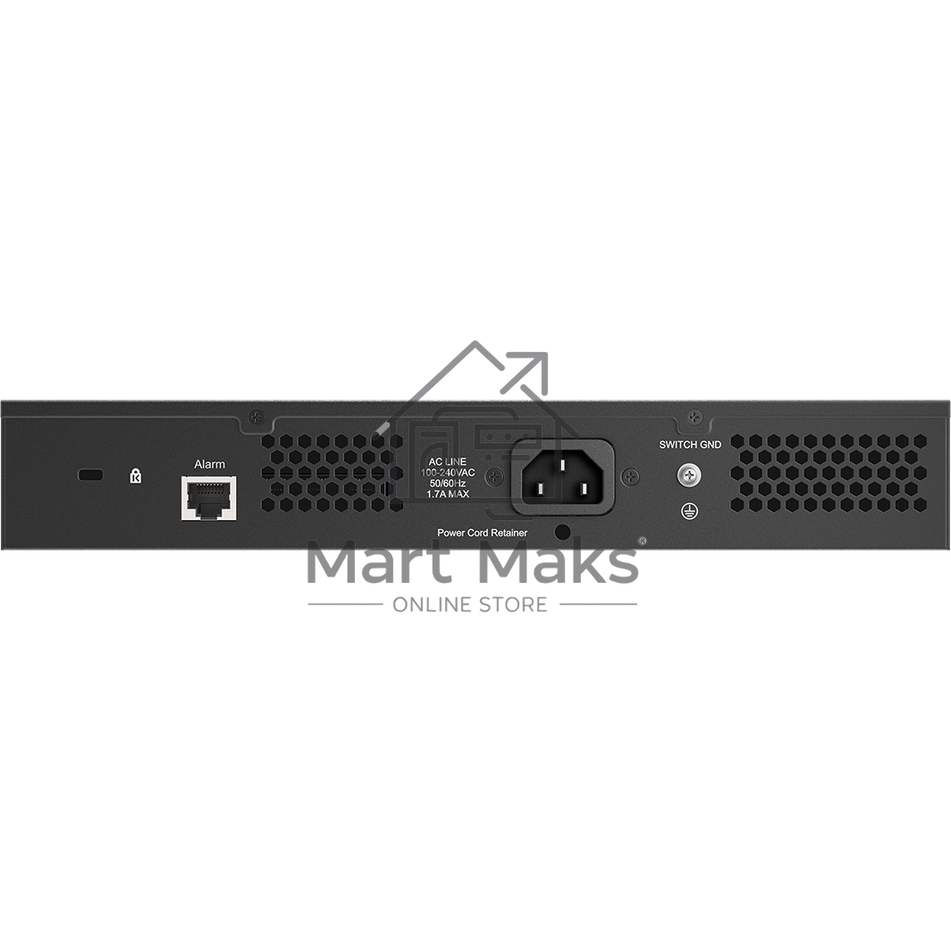 Сетевой коммутатор Smart L2 Surveillance Switch 8х1000Base-T PoE, 2x1000Base-X SFP, PoE Budget 130W, Long-range PoE up to 250m