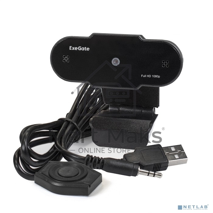 Веб-камера ExeGate EX287388RUS BlackView C615 FullHD Tripod (матрица 1/3