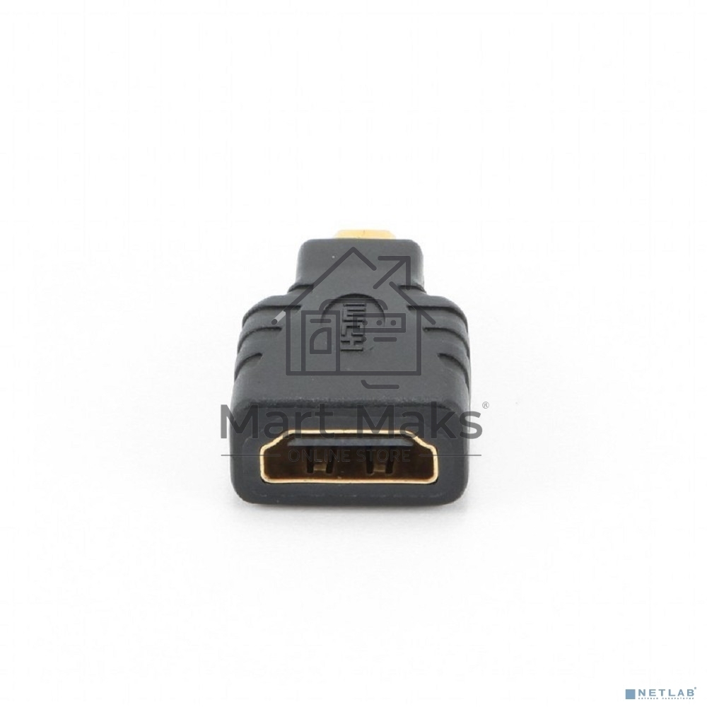 Переходник Gembird Переходник HDMI-microHDMI 19F/19M, золотые разъемы, пакет