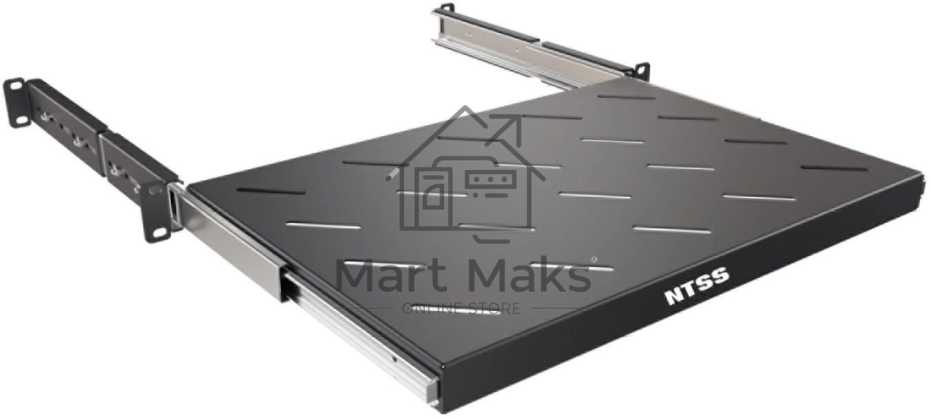Полка выдвижная NTSS NTSS-MSKB-FS-600-BL 1U нагр.:20кг. 19