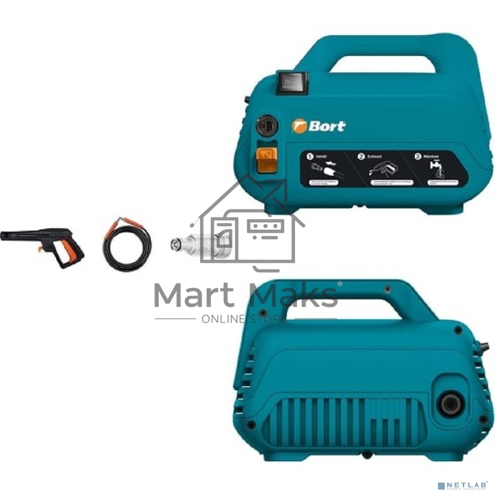 Мойка высокого давления Bort BHR-1600-Compact
