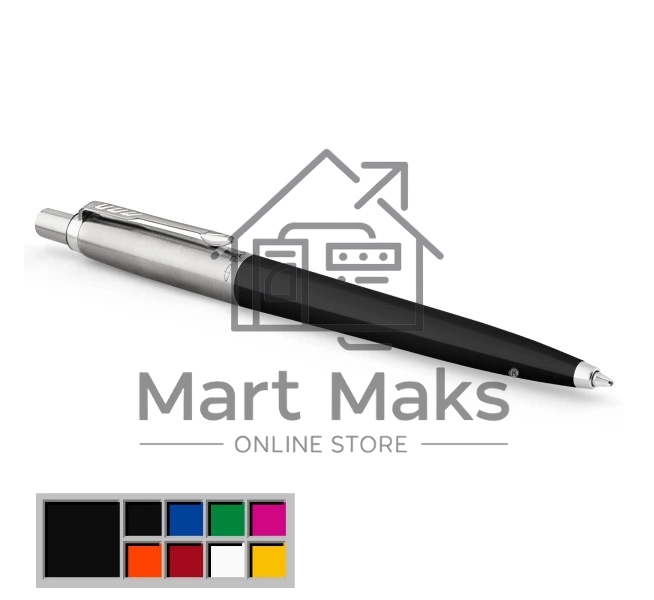 Ручка шариковая Parker Jotter Originals K60 (CW2096873) Black CT M, синие чернила, блистер