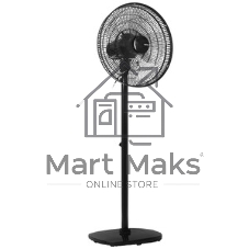 Вентилятор Centek CT-5024 чёрный, напольный, 65 Вт, 4 скорости, 44.5 см