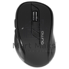 Мышь беспроводная Qumo Office Line Black M78 черный, 1600 dpi, радиоканал, USB, кнопки - 6