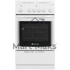 Плита электрическая De Luxe 506004.03Э (кр) белый, конфорок 4 шт, духовка 60 л, 50 см x 85 см x 60 см