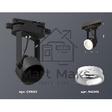 Светильник Ambrella light XT6602084 PBK/FR черный полированный/белый матовый MR16 GU10 (C6602, N6245)