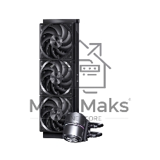 Система охлаждения Water Cooling System PCCooler DE360 Pro BK (300W, 360мм, Black, ARGB Pump, Fans: 3x120мм, 86.73CFM, 32dBA, 2200RPM/Pump height 57мм, 28dBA, 3200RPM, Rad thickness 27мм/S: 1851, 1700, 1200, 115X, AM5, AM4, AM3)