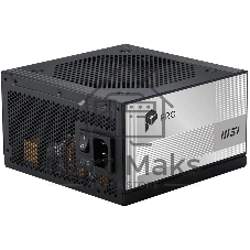 Блок питания MSI PRO A1000PL, 1000Вт, 80+ Platinum, 120мм, модульный, черный