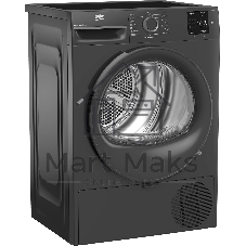 Сушильная машина Beko BM3T37220A черный, 7 кг, сушка - тепловой насос, программ - 15, 59.8 x 84.6 x 54.5 см