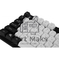 Клавиатура проводная Defender Dark Knight R GK-077, USB, черный/белый