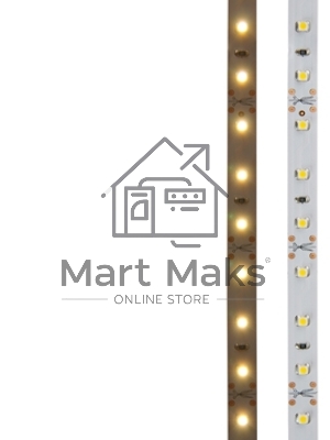 Лента светодиодная открытая, 8 мм, IP23, SMD 2835, 60 LED/m, 12 V, цвет свечения теплый белый