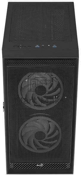 Компьютерный корпус Aerocool / Formula Graphite-G-BK-v2 черный без БП ATX 3x140mm 2xUSB3.0 audio
