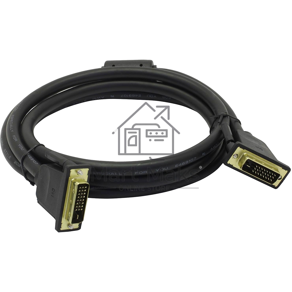 Кабель Vention DVI-D Dual link 25M/25M с ферритовым фильтром - 2м.