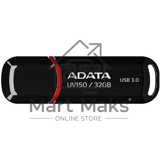 Флешка USB R/W ADATA R/W Flash Drive 32Gb UV150 AUV150-32G-RBK USB3.0, черный