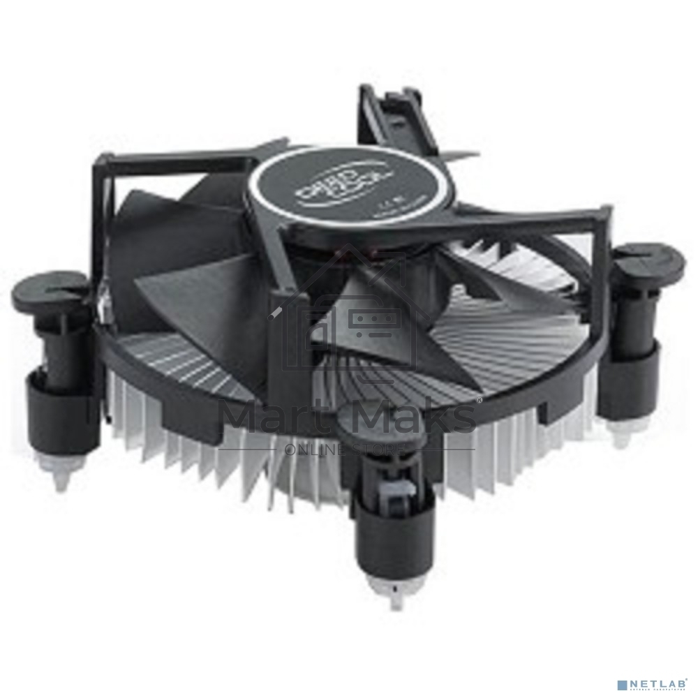 Кулер для процессора DEEPCOOL CK-11509 черный, 92 мм, алюминий, 2200 об/мин, 26.8 дБ, 3 pin, 65 Вт, 56 мм