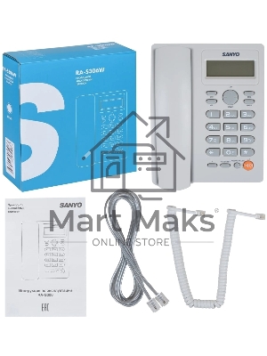 Телефон проводной SANYO RA-S306W белый