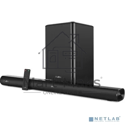 Саундбар Sven SB-2200D черный (2 x 60W, Bluetooth сабвуфер 180W, пульт ДУ, LED-дисплей, HDMI, USB)