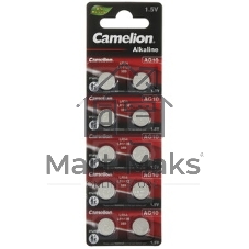 Батарейка для часов Camelion G10 BL-10 Mercury Free (0%Hg), 389A/LR1130/189) 1.5 В