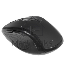 Мышь беспроводная Qumo Office Line Black M78 черный, 1600 dpi, радиоканал, USB, кнопки - 6