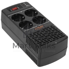 Стабилизатор ExeGate Power AD5000-1200 (1200VA/600W, диапазон 150...280В, 4 евророзетки)