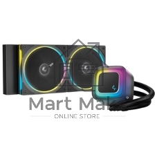 Система жидкостного охлаждения Deepcool LE240 PRO ARGb Soc-AM5/AM4/1200/1700/1851 черный 4-pin 28.2-33dB Al 280W 1347gr Ret (R-LE240PRO-BKAMMC-G-1)