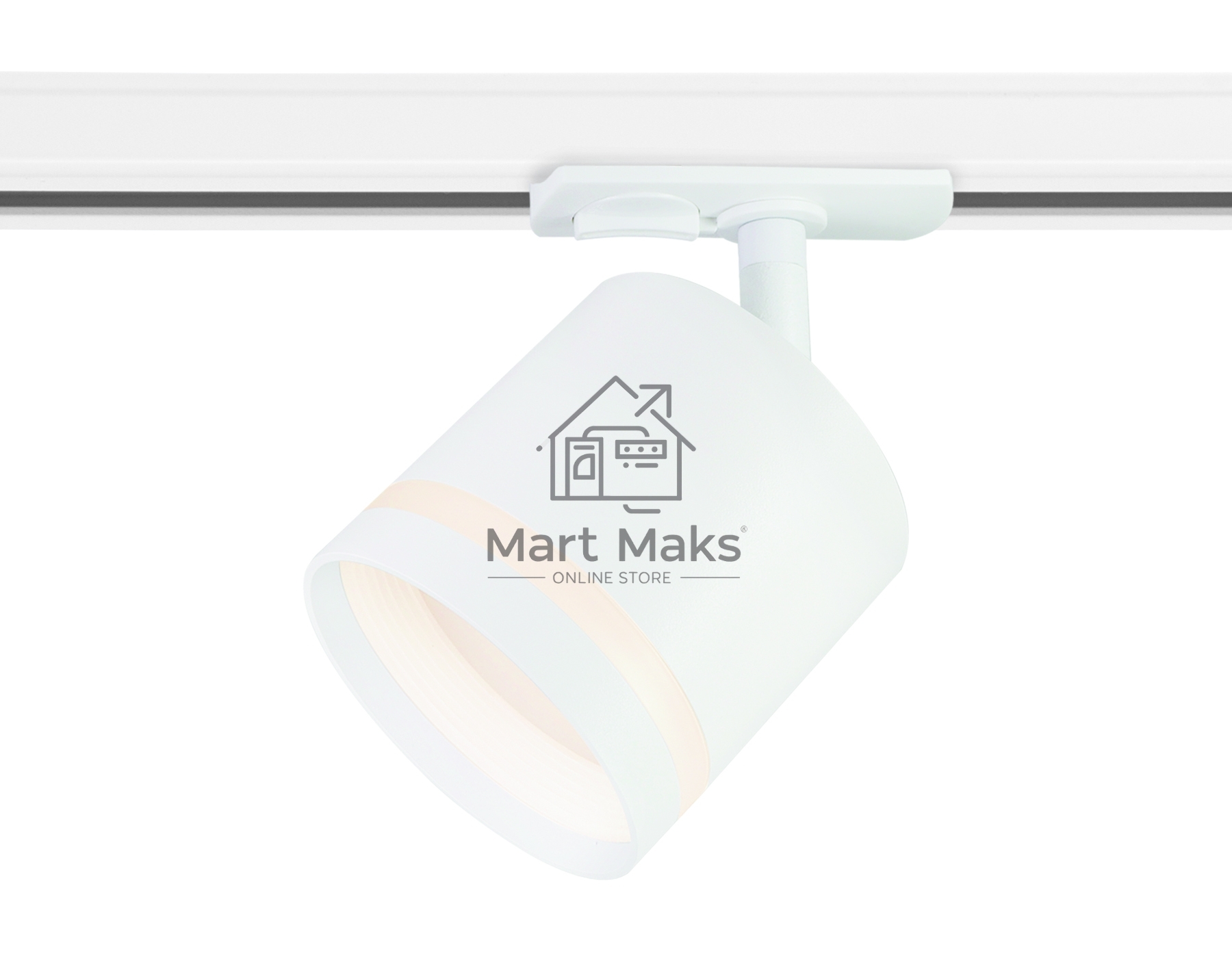 Трековый однофазный светильник Ambrella light GL5369 WH белый GX53 max 12W