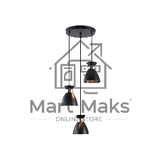 Светильник Ambrella light TR8470/3 BK/FGD черный/золото E27/3 max 60W D340*1000