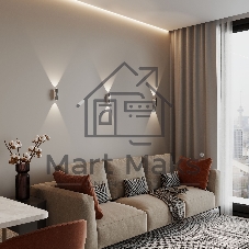 40109/LED / Светильник настенный светодиодный  Steel LED белый/сталь