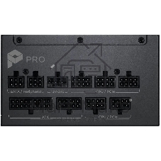 Блок питания MSI PRO A1000PL, 1000Вт, 80+ Platinum, 120мм, модульный, черный
