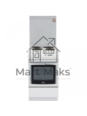 Плита электрическая De Luxe 5004.10э (кр)-001 белый, конфорок 4 шт, духовка 43 л, 50 см x 85 см x 50 см