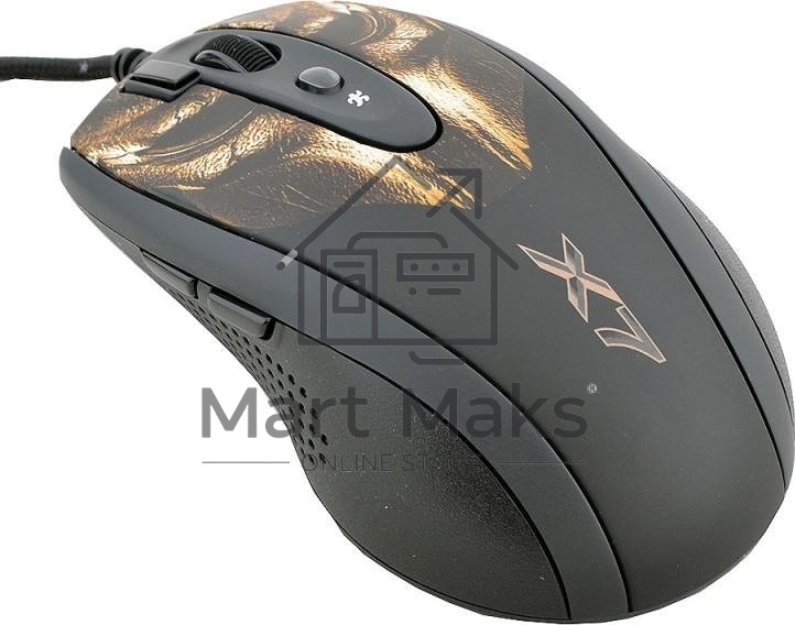 Мышь проводная A4Tech XL-750BH черный, 3600 dpi, USB, кнопки - 7