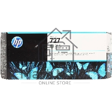 Картридж струйный HP 727 с чернилами фотографического черного цвета для принтеров Designjet, 300 мл