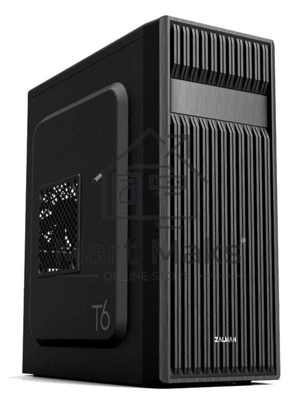 Компьютерный корпус Zalman ZM-T6 черный без БП ATX 1xUSB2.0 1xUSB3.0 audio bott PSU