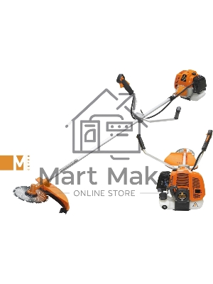 Мотокоса CARVER GBC-043M2.3лс easy-start ранец диск48зуб. easy-head леска2,4мм