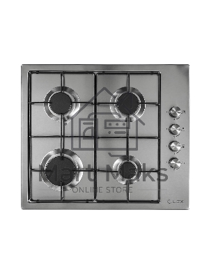 Газовая варочная панель LEX GVS 644-1 IX нержавеющая сталь