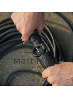 Удлинитель-шнур Rexant КГ 3х1.5, 20 м, морозостойкий, с/з, 16 А, 3500 Вт, IP44 (Сделано в России)