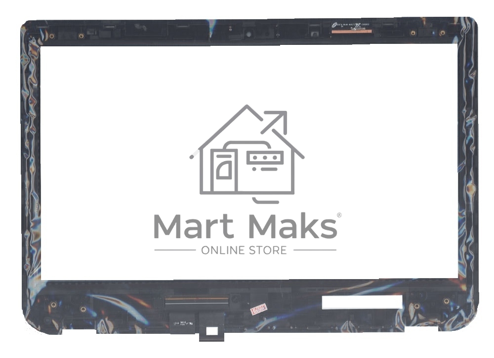 Сенсорное стекло (тачскрин) для Toshiba Satellite U40T S40T, черный с рамкой