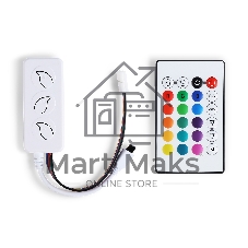Контроллер GS11601 WIFI Tuya RGB+CCC 10A 12V 120W/ 24V 240W (ПДУ ИК CR2025)