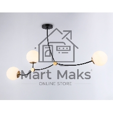 Светитльник Ambrella Light TR2568/3 BK/SB черный/бронза E27/3 max 60W 1130*150*540