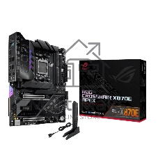 Материнская плата ASUS ROG CROSSHAIR X870E APEX, AM5, AMD X870E, 2xDDR5, 4xSATA, 5xM.2, 1xPCIe 5.0 x16, 1x5Gb LAN, USB Type-C, Wi-Fi 7, Bluetooth, 2x3.5 мм, 7.1, ATX