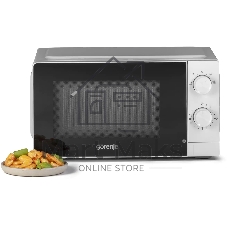 Микроволновая печь Gorenje MO20CE1W5 белый, 20 л, 700 Вт, переключатели - поворотный механизм